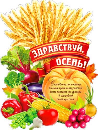 Плакат 'Здравствуй, осень', P2V-295